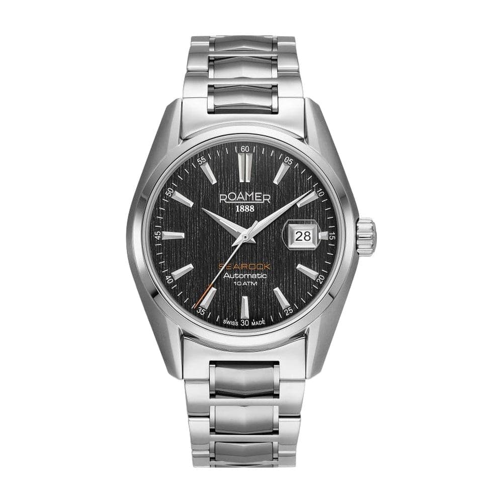 Roamer Men's Searock Black Automatic Watch 210665 41 55 20