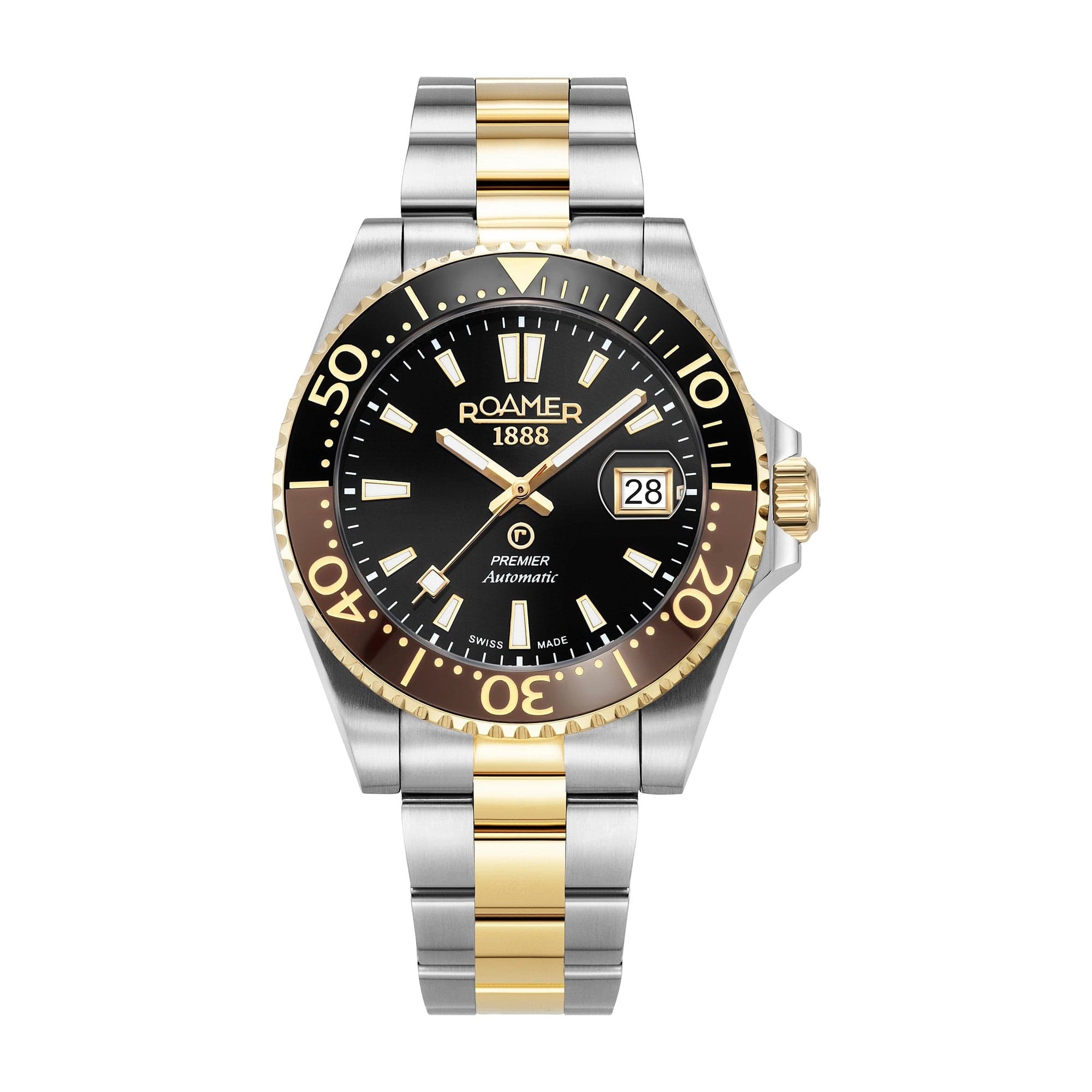Roamer Men's Premier Automatic Stainless Steel Watch 986983 47 85 20
