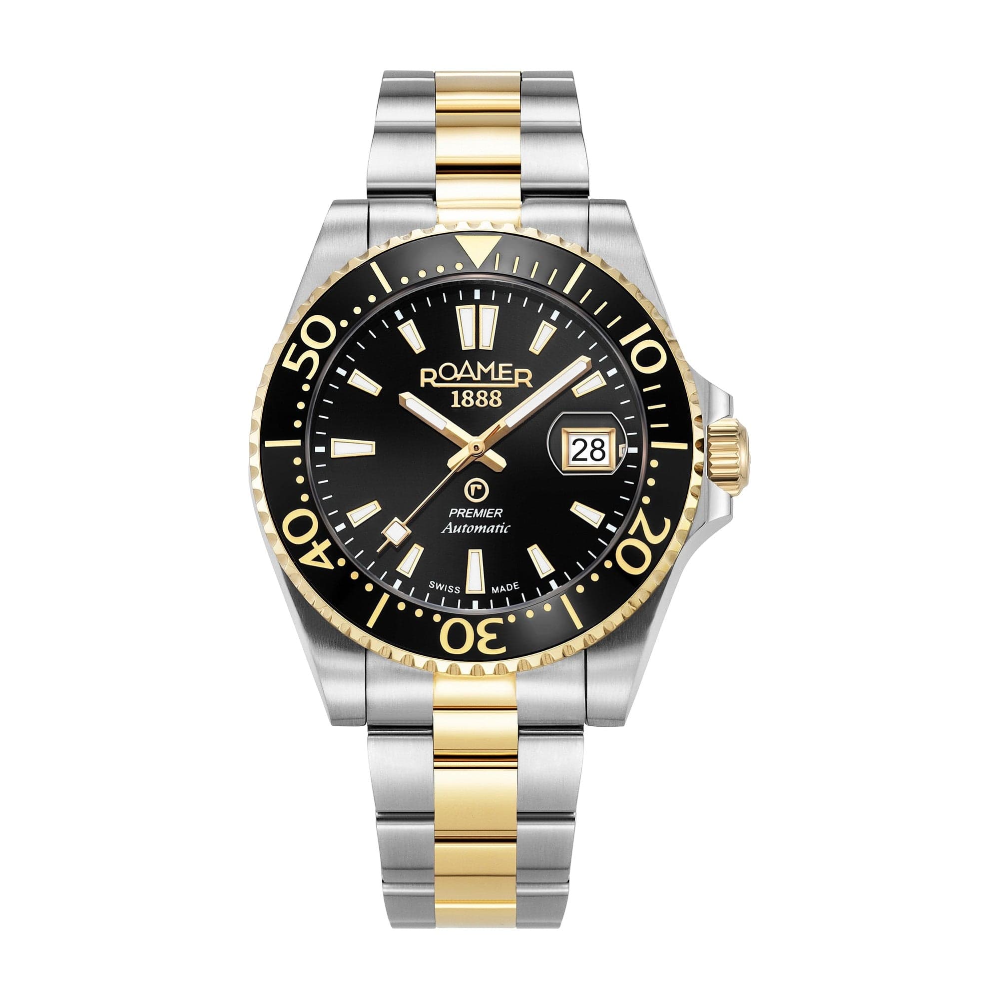 Roamer Men's Premier Automatic Stainless Steel Watch 986983 47 85 21