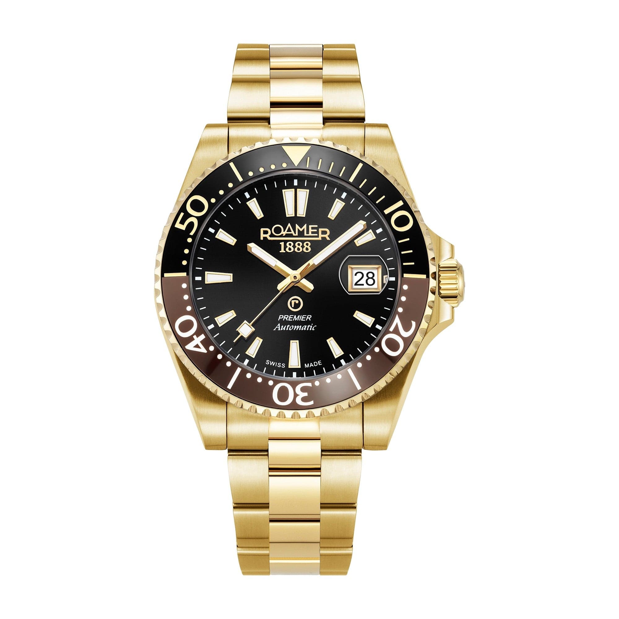 Roamer Men's Premier Automatic Stainless Steel Watch 986983 48 85 20