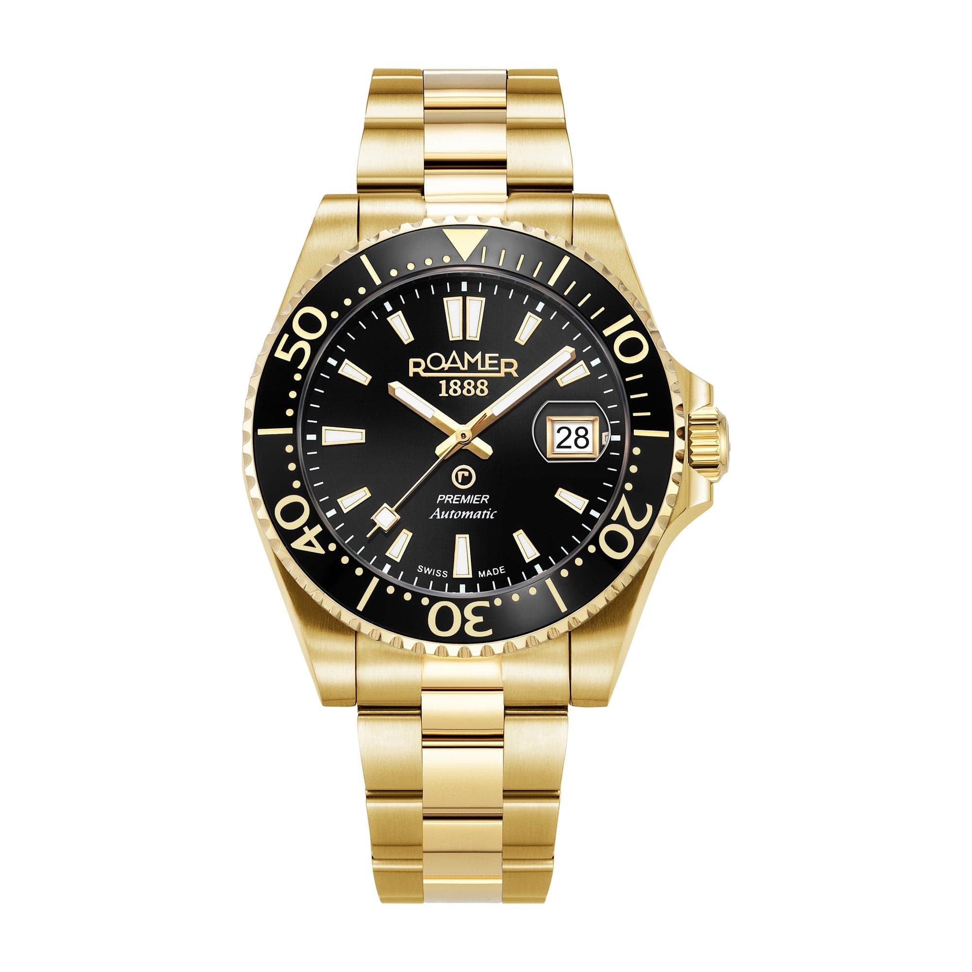 Roamer Men's Premier Automatic Stainless Steel Watch 986983 48 85 21
