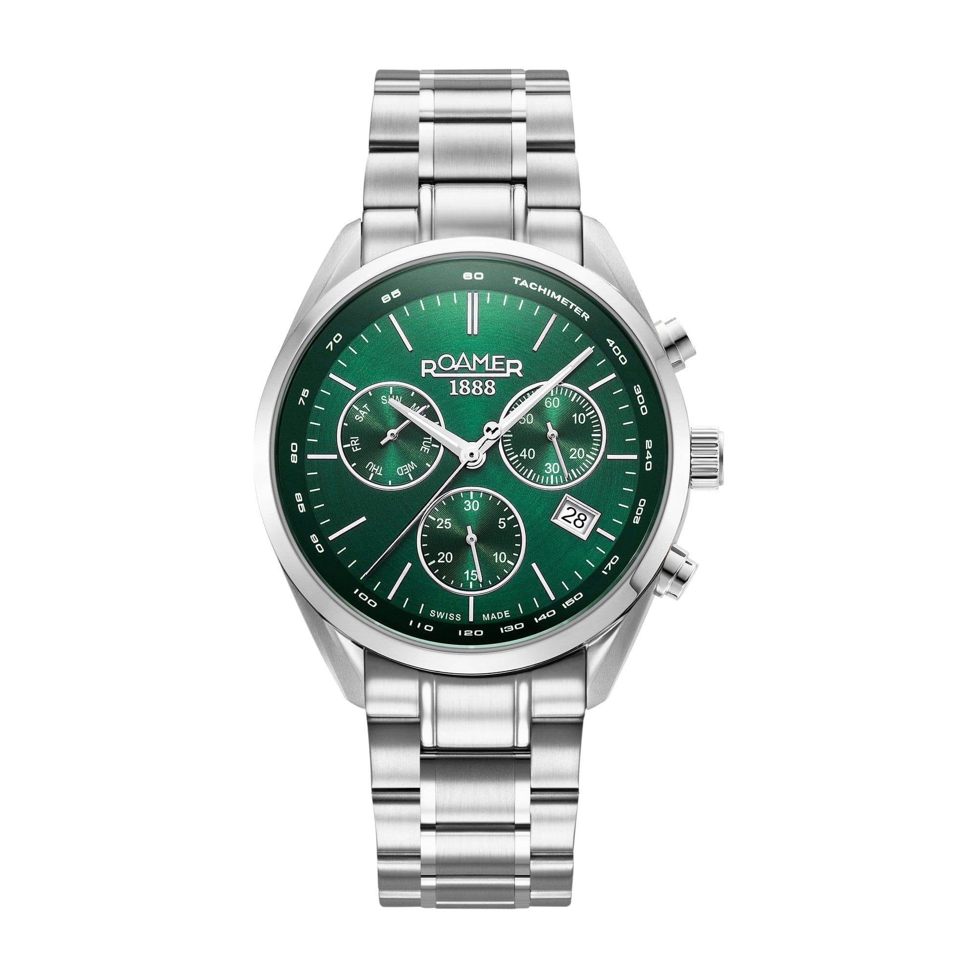 Roamer Men's PRO Chron Stainless Steel Watch 993819 41 75 20
