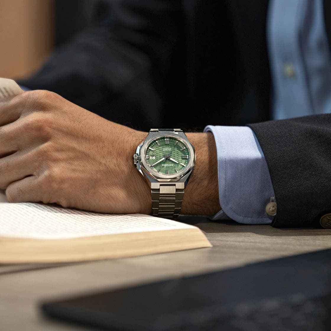 Citizen watch on the wrist